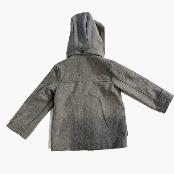 Janie and Jack Gray Toggle Pea Coat 3-4 - Picture 2 of 4